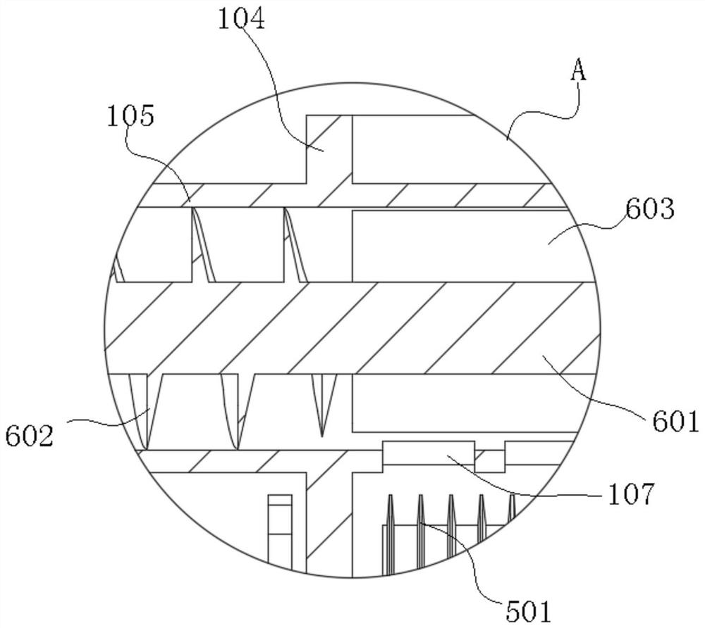 Biomass raw material granulating and forming device