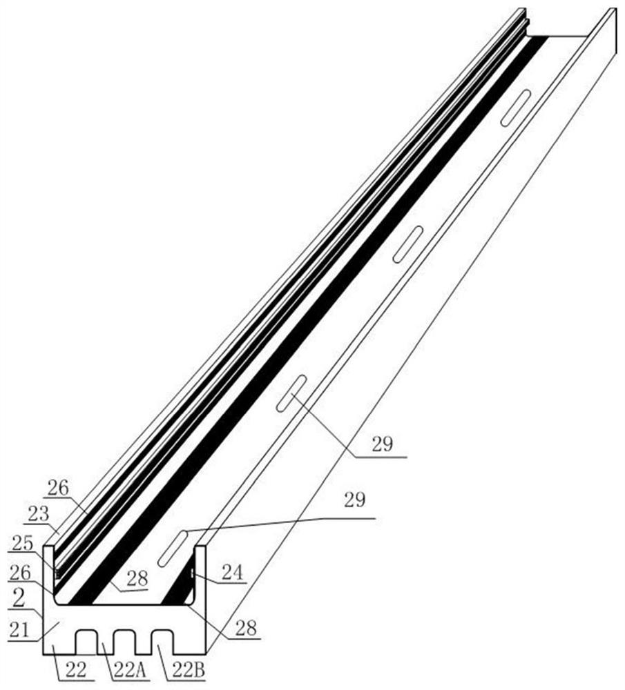 Multi-mode combined transportation composite rail transport system