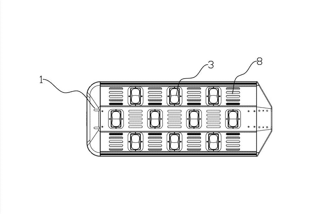 High-efficiency street lamp heat-radiating structure