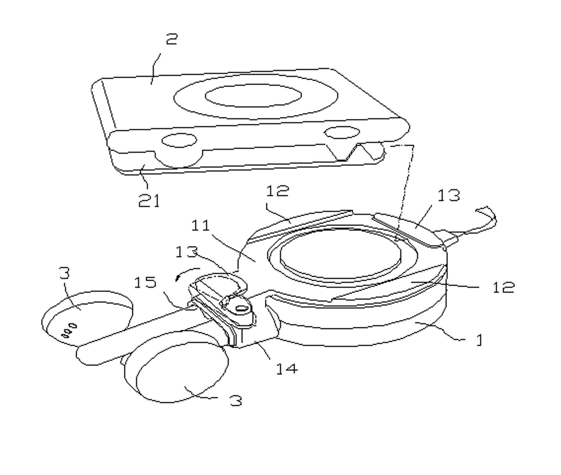 Wire take-up device for headset