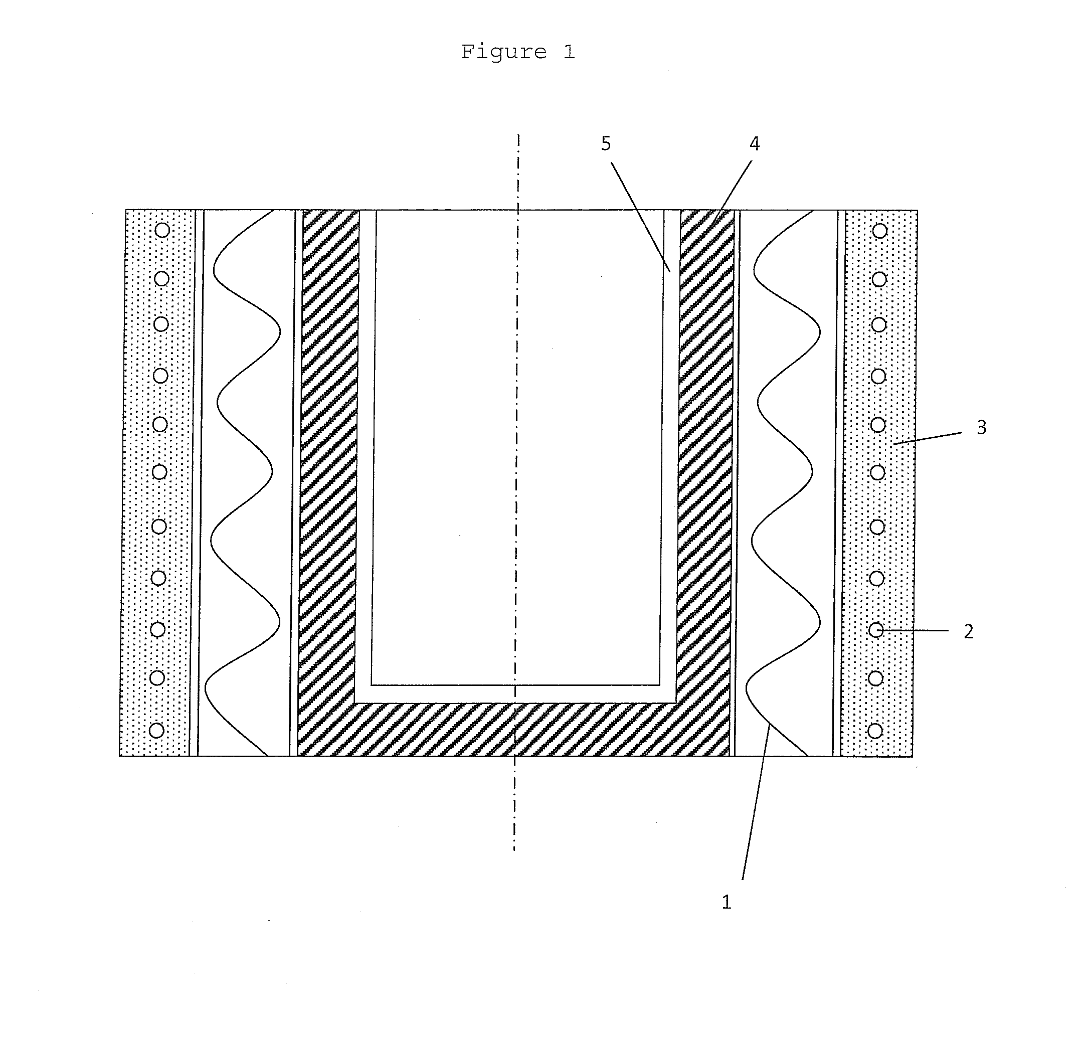 Induction furnace for melting of metals, lining for an induction furnace and method for production of such lining.