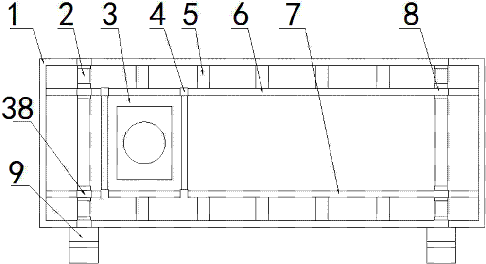 Outdoor unit conveying device of outdoor air conditioner