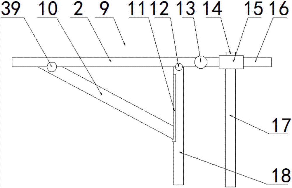 Outdoor unit conveying device of outdoor air conditioner