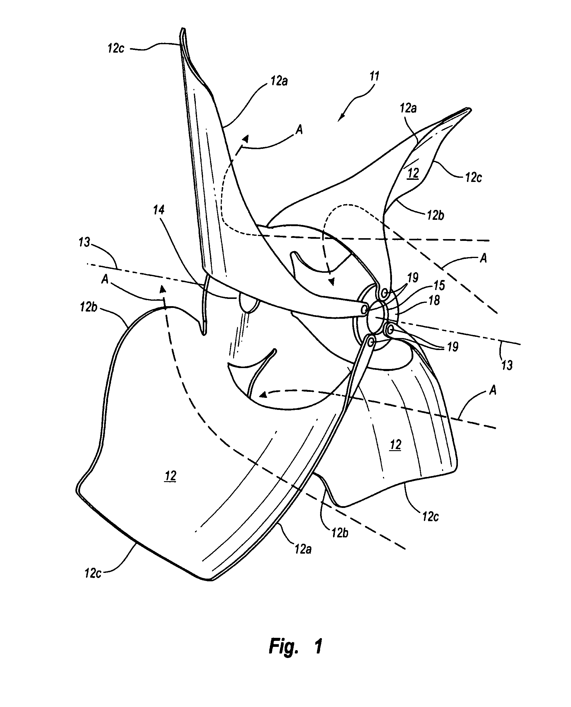 Wind sail receptor