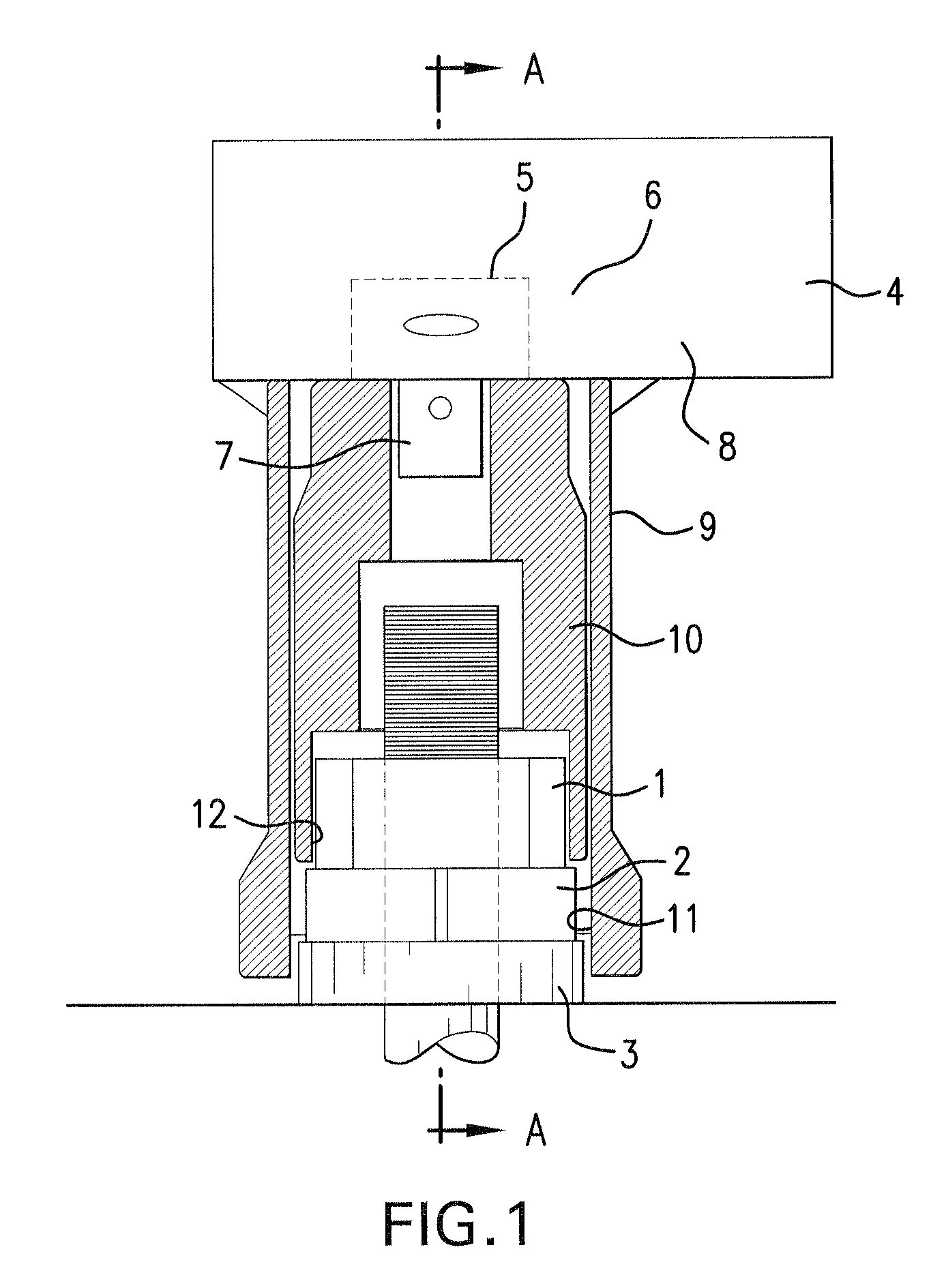 Fluid operated torque tool for and a method of tightening a nut on a plate on railroad crossings