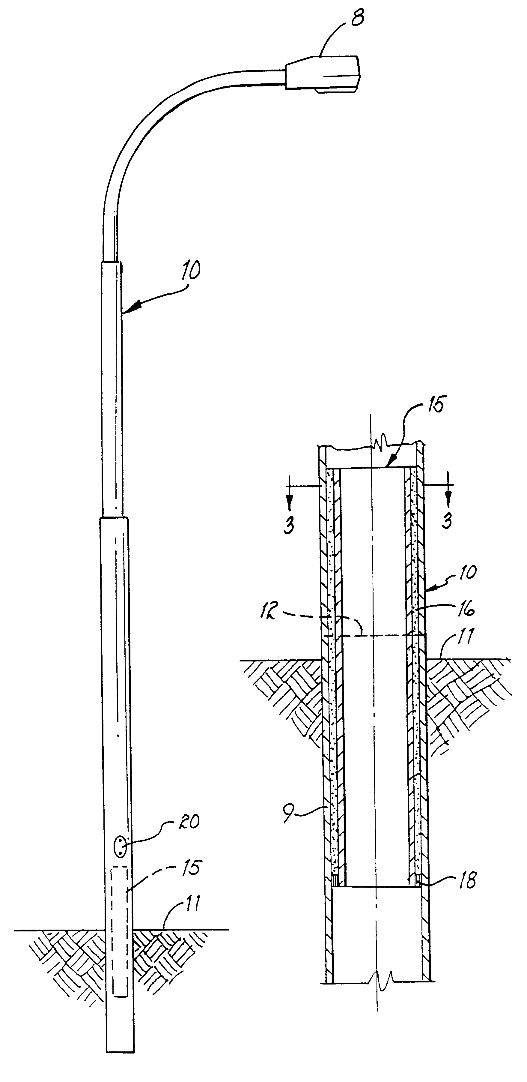 Working poles and method of repair