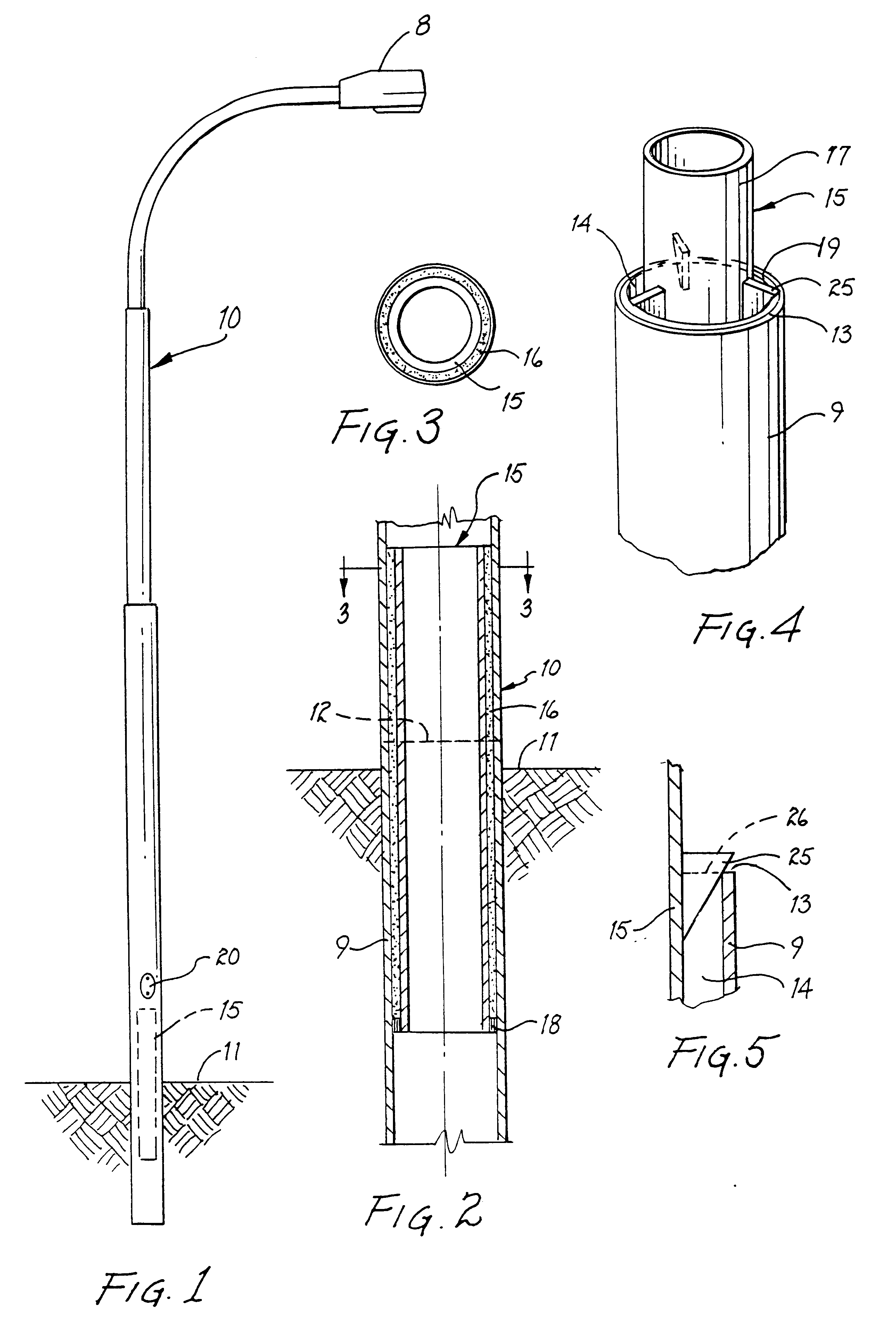 Working poles and method of repair