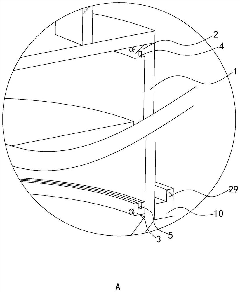 Concrete powder storing device