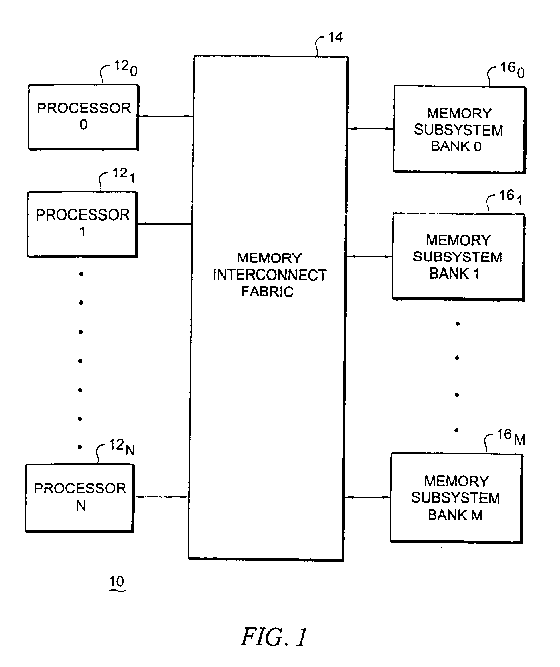 Multiprocessor computer architecture incorporating a plurality of memory algorithm processors in the memory subsystem