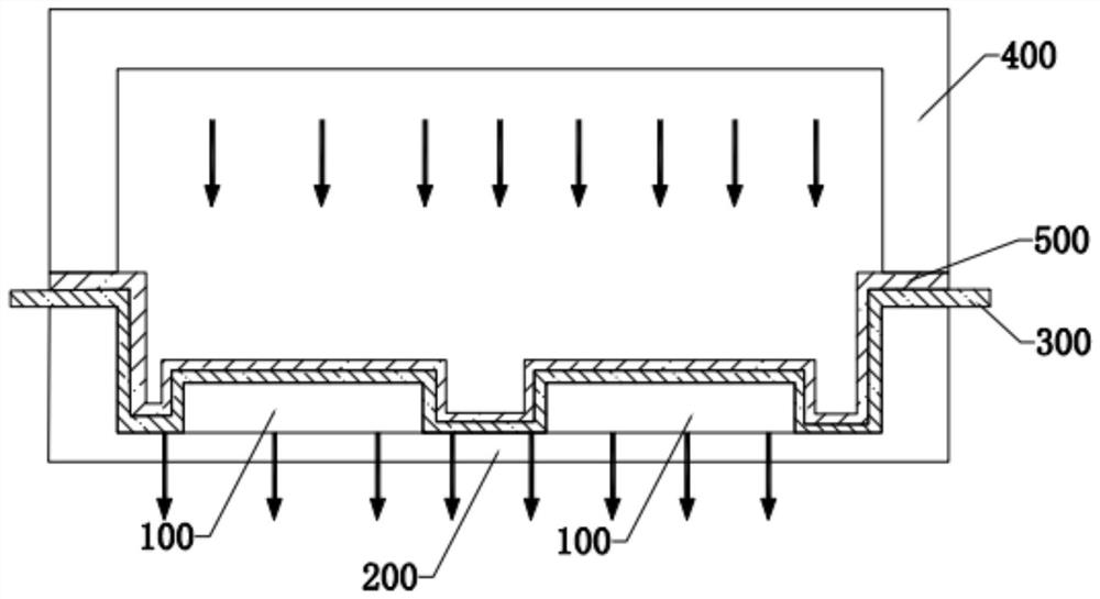 Partition disc assembly and plastic uptake method