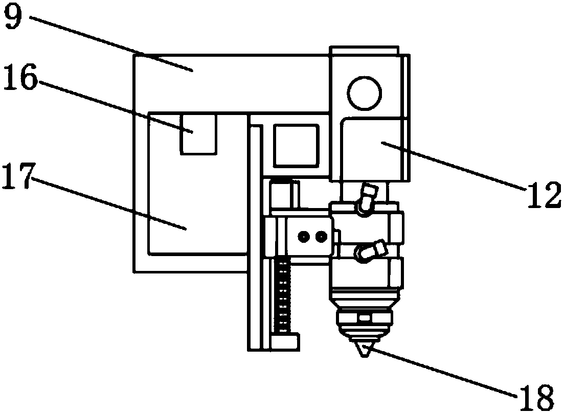 Large-size cutting device applied to leather production