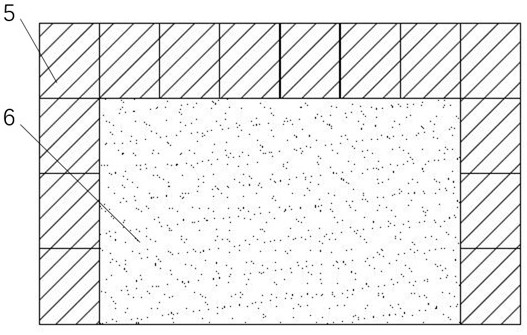 Rectangular or similar-rectangular ultra-large-section underground space construction method and construction system