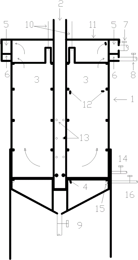 High salinity wastewater electrolytic oxidation treatment device