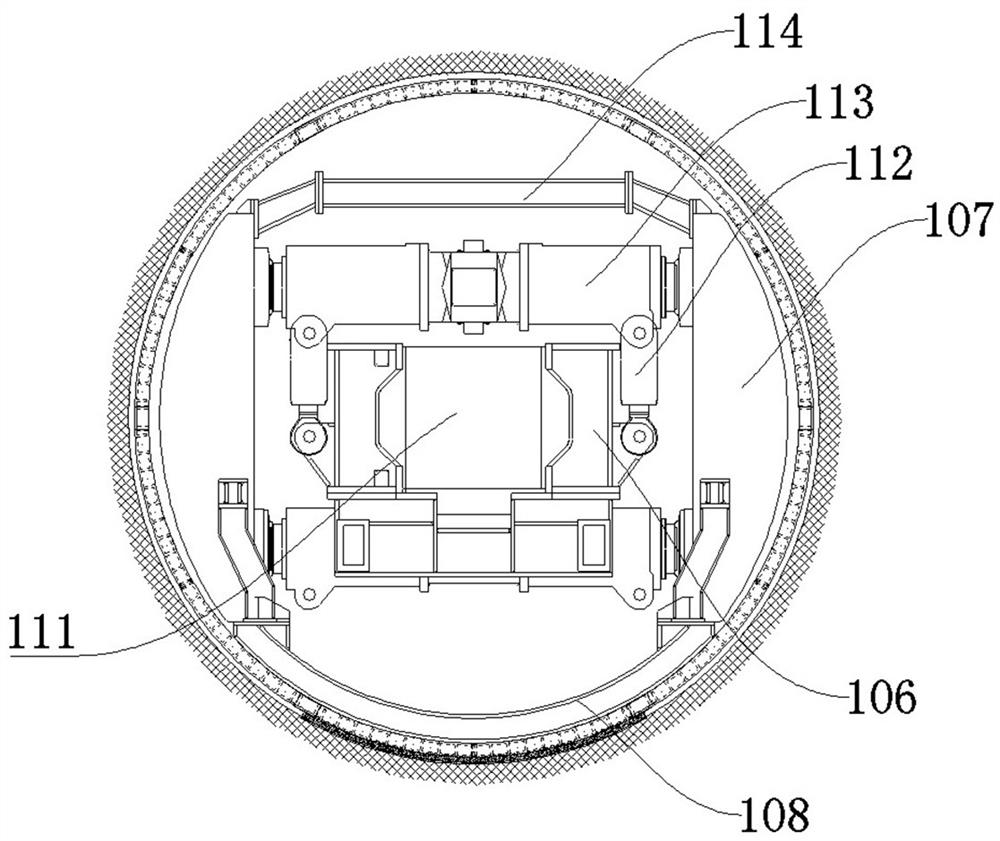 A double structure tbm hydraulic propulsion system and double structure tbm