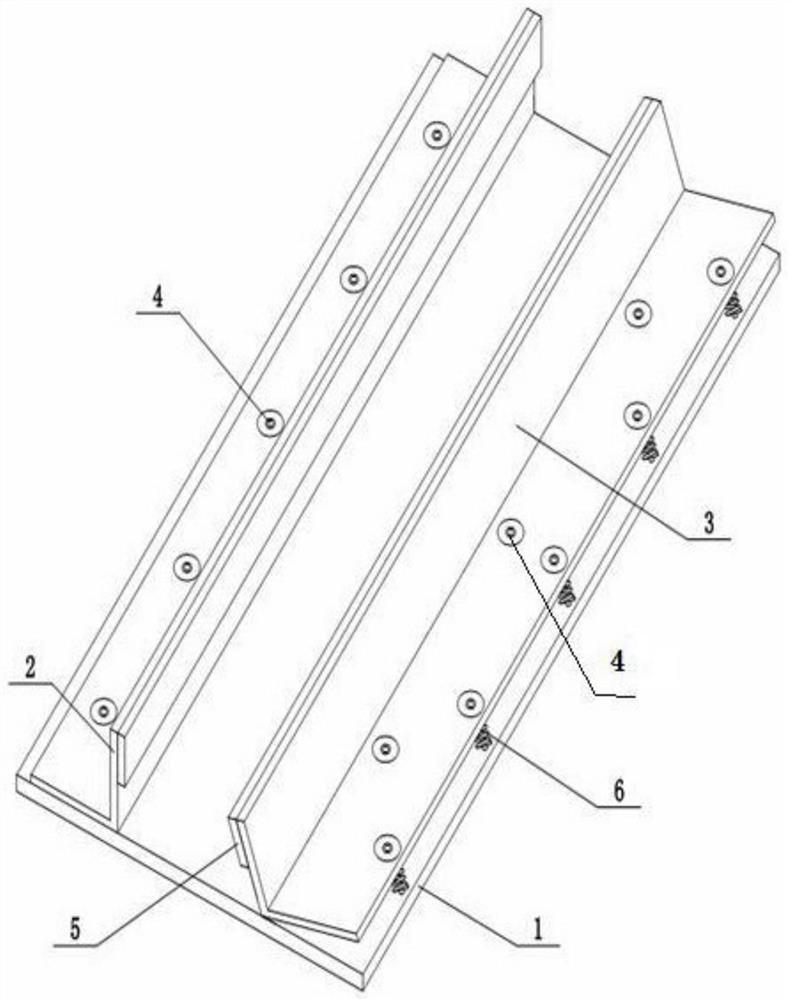 Ice core clamping groove