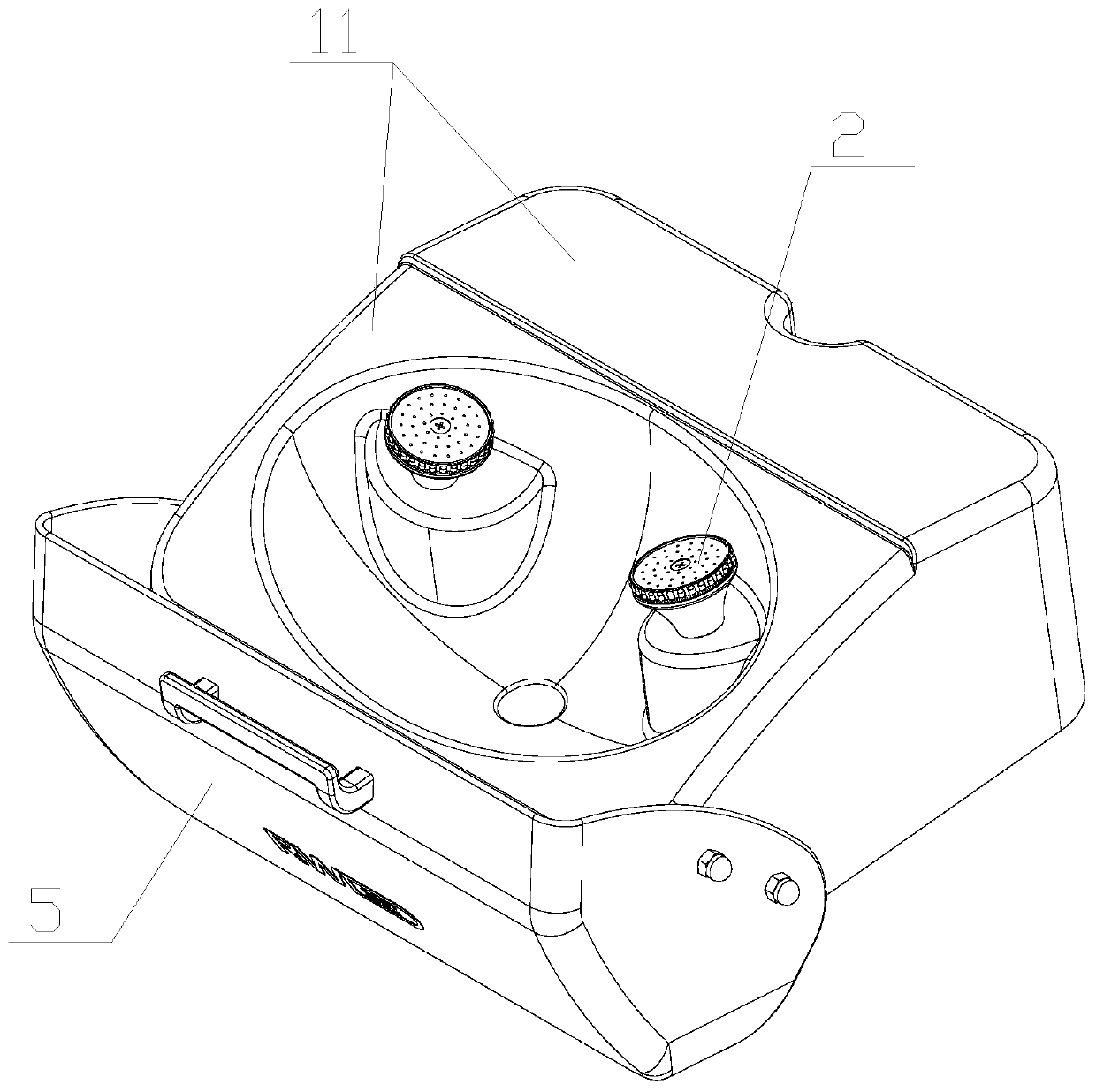 Eye washer with high using comfort