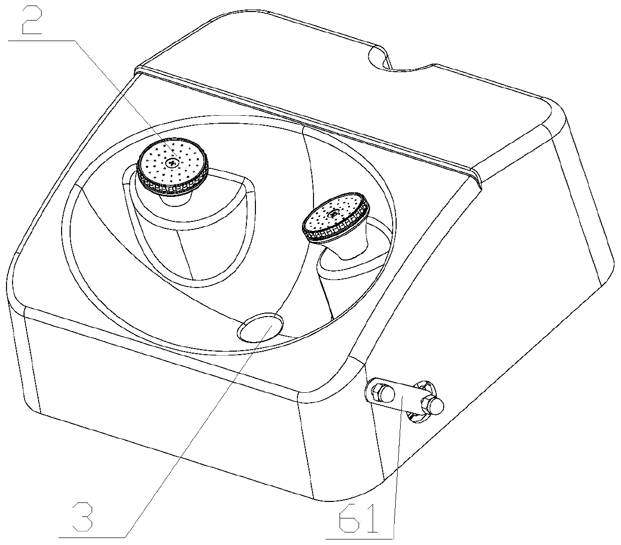 Eye washer with high using comfort