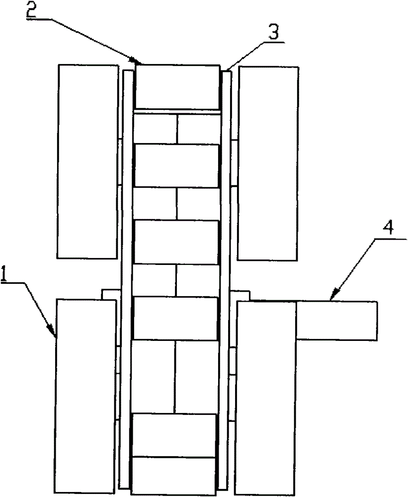 Triangular caterpillar wheel