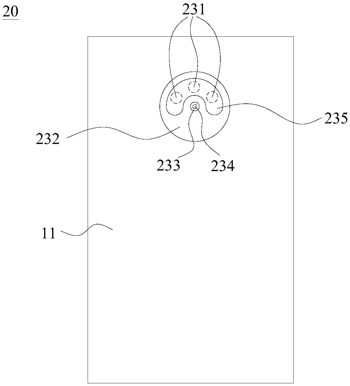 Photographing component, electronic equipment and photographing method