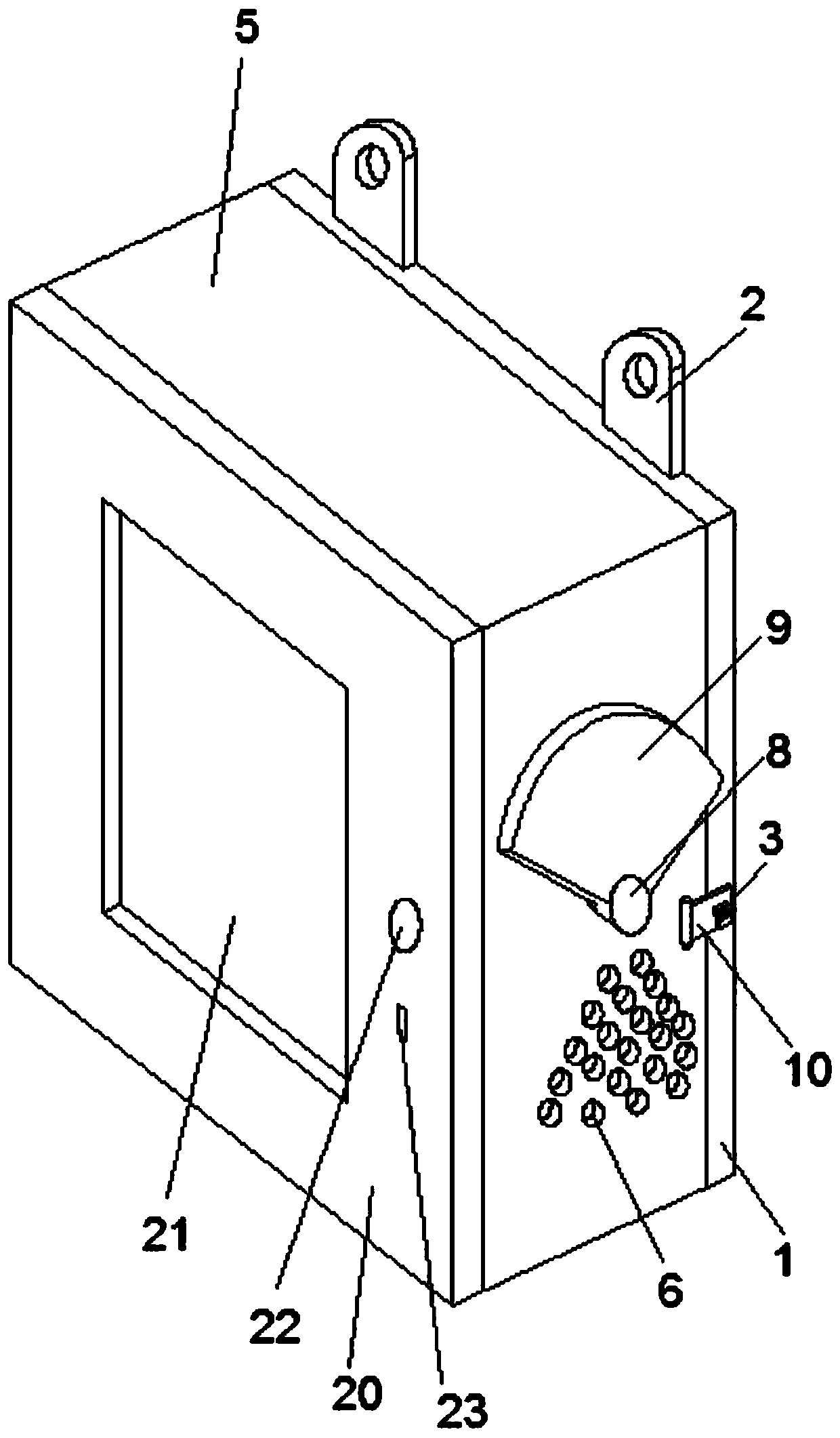 A multifunctional optical fiber distribution box for communication equipment