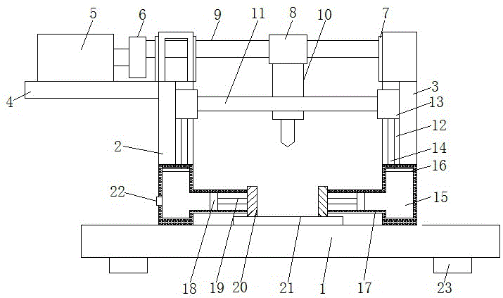 Perforating machine for manifold