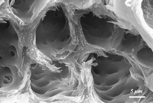 Bamboo-based porous carbon/manganese dioxide nano composite electrode material for super capacitor and preparation method thereof