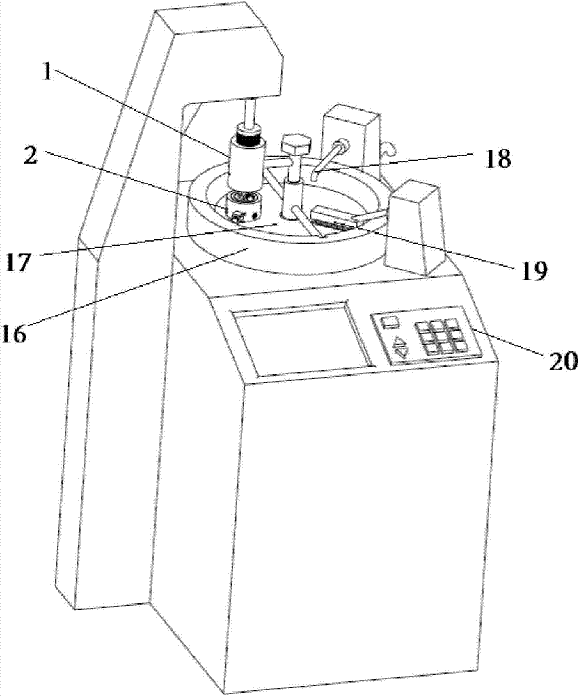 Polishing device and automatic metallurgical polishing machine