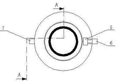 Round thermoelectric generator of automobile exhaust semiconductor