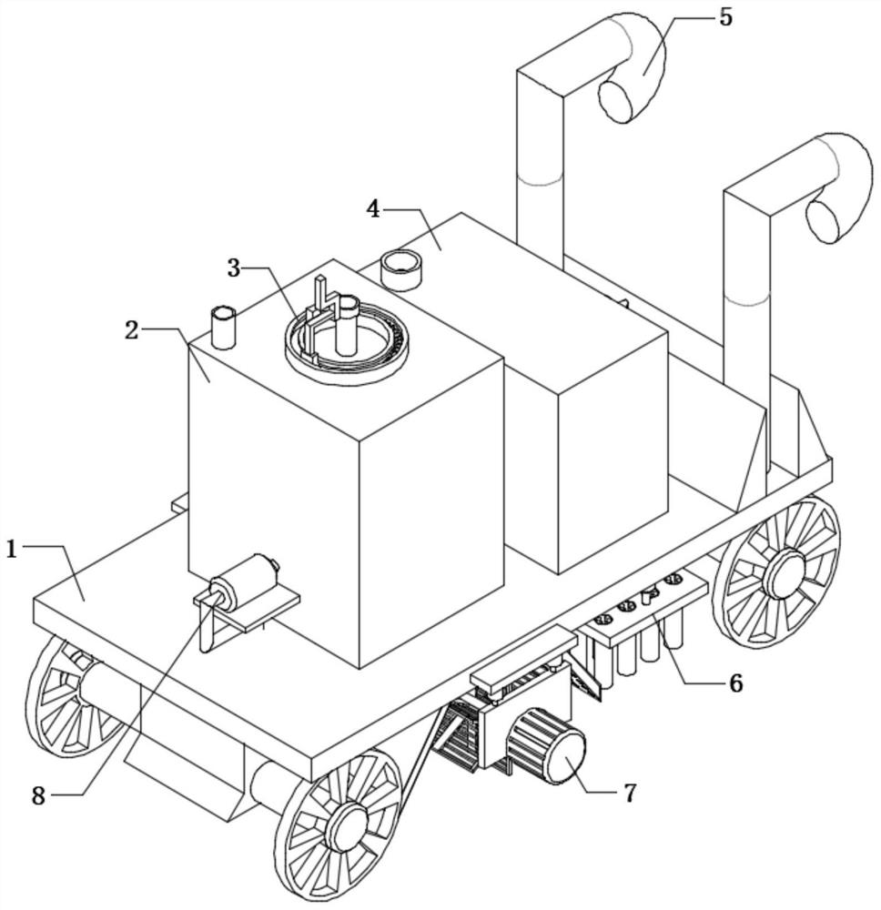 Desertified land remediation device for municipal landscaping