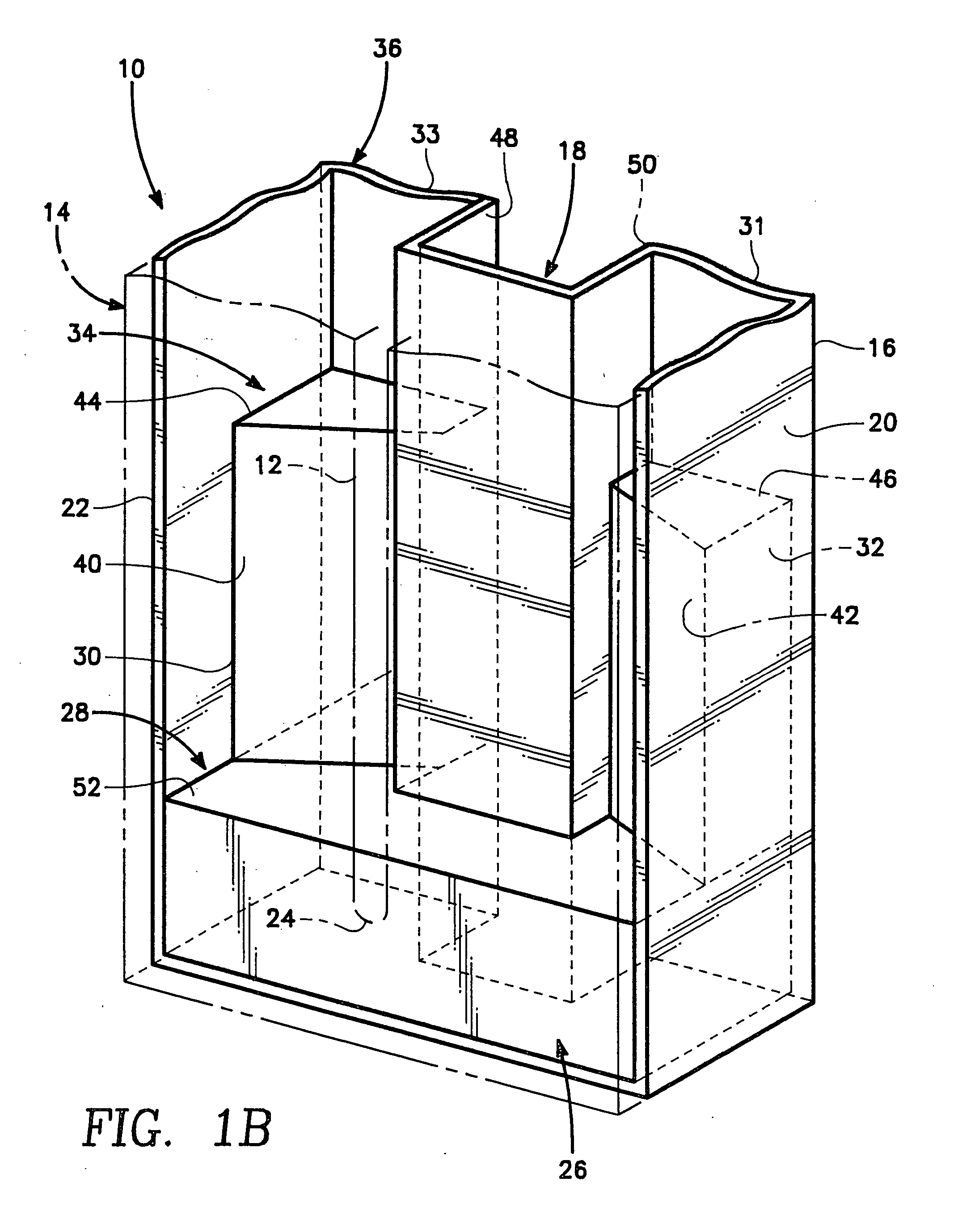 Short resonant ridge waveguide load under radiation slot