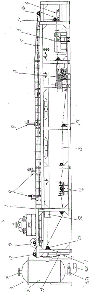 Efficient energy-saving full-automatic belt type vacuum filter