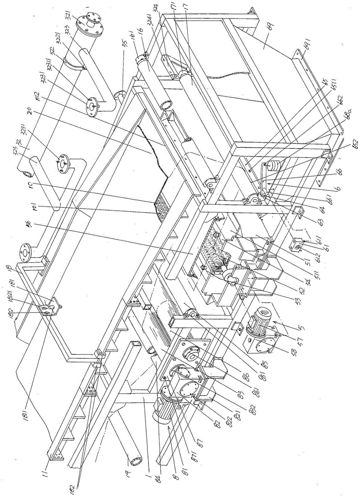 Efficient energy-saving full-automatic belt type vacuum filter