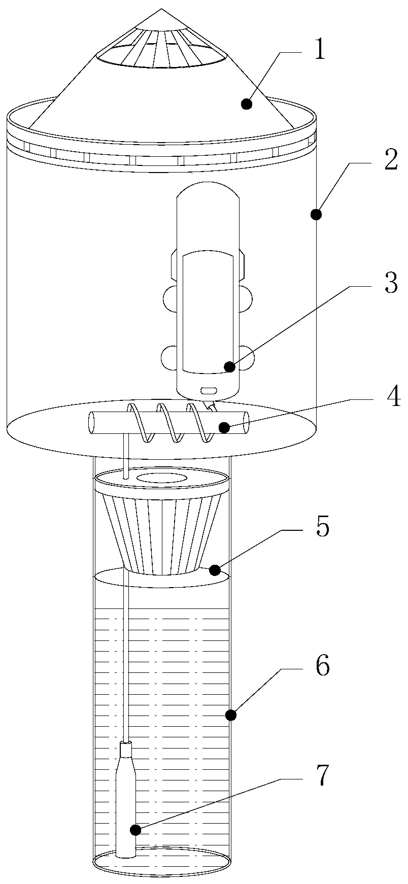 Anti-condensation water level monitoring device for water conservancy projects