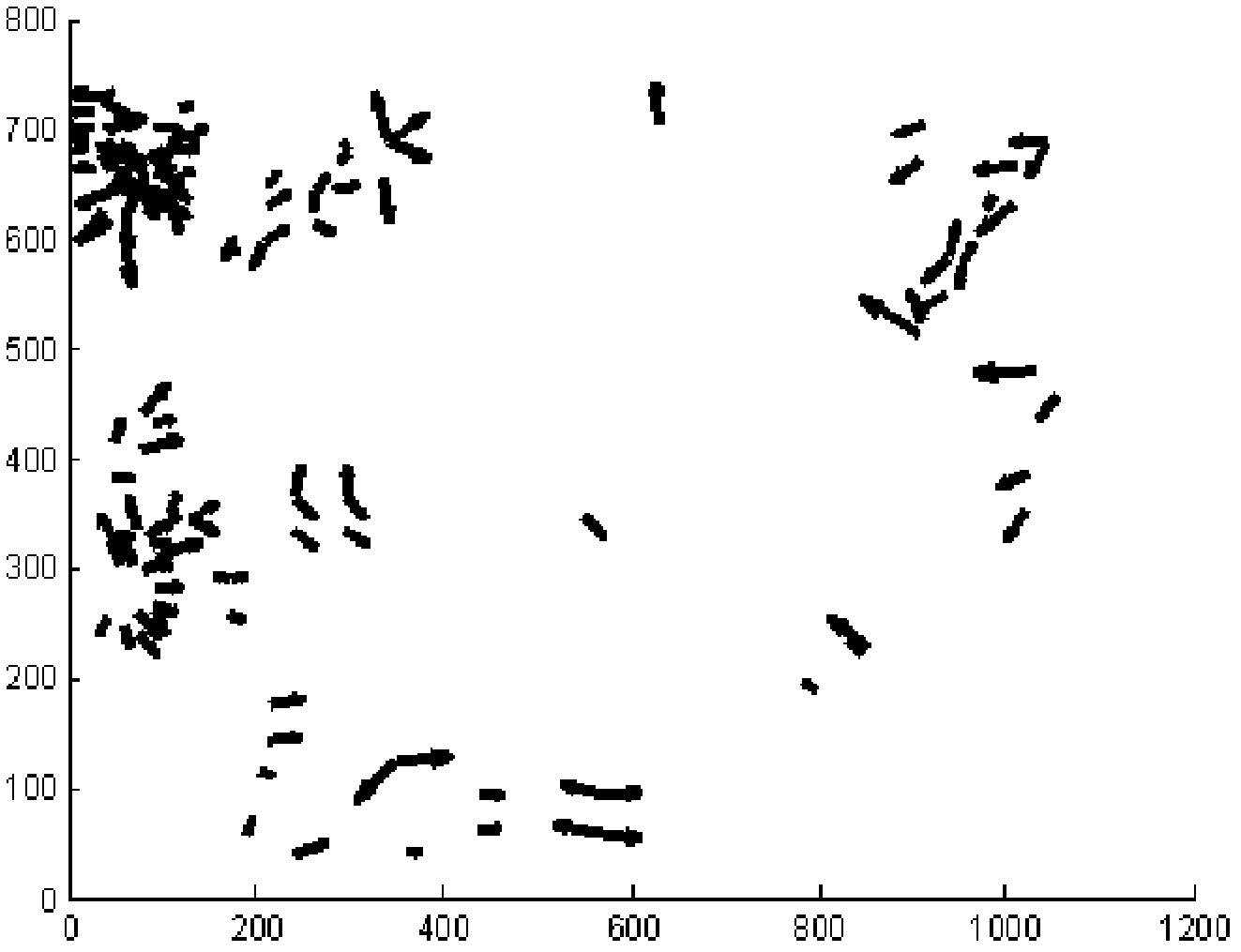 Method for detecting moving target region aiming at underwater microscopic video