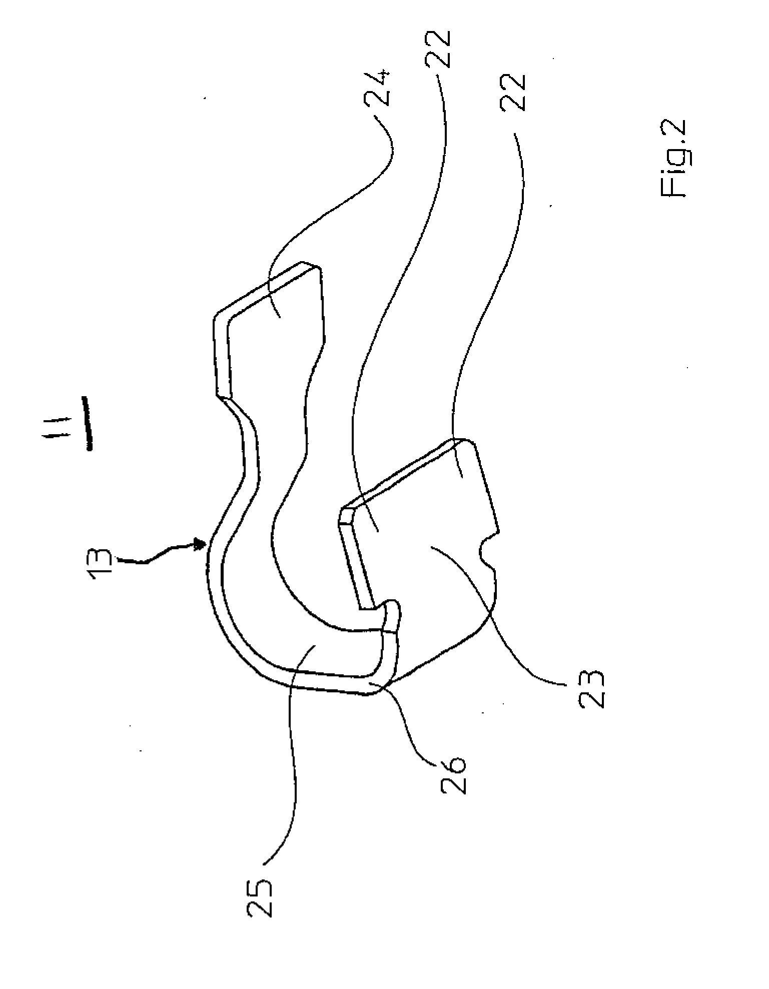 Connecting terminal for printed circuit boards