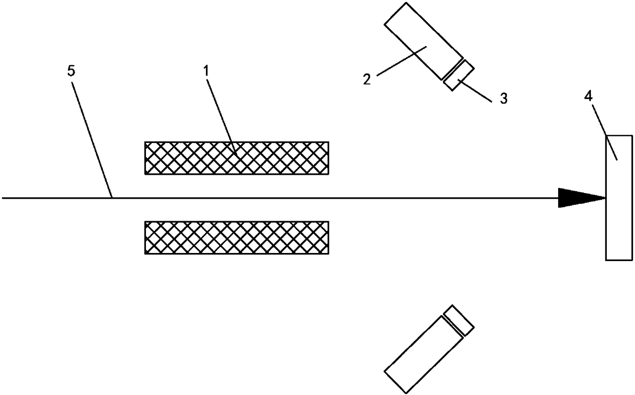 Nuclear resonance fluorescence-based pulse gamma ray energy spectrum measuring system and method