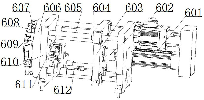 A kind of semi-automatic riveting press for rubber hose joint and its operation method