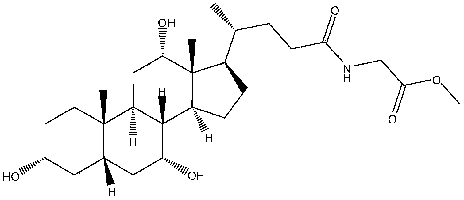 Glycocholic acid immunodetection reagent and preparing method and detecting method thereof