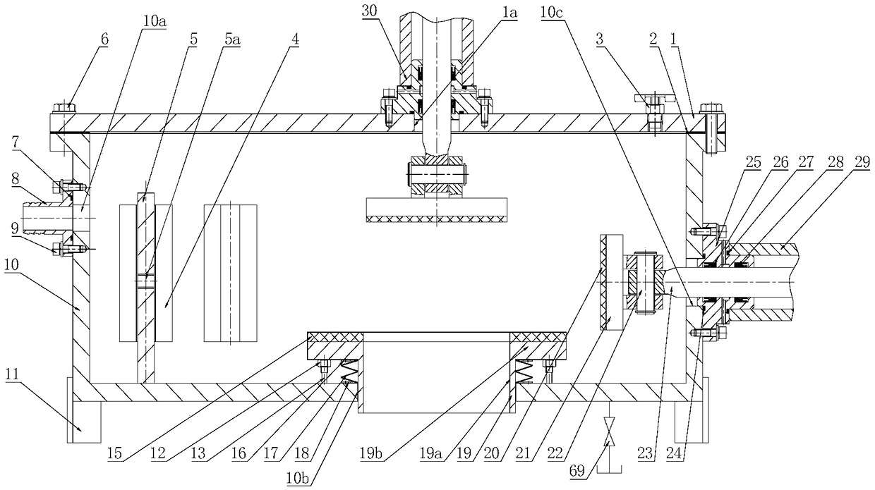 Sealed load-holding etching test device