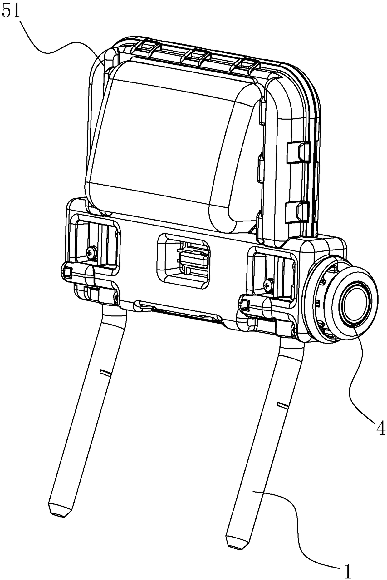 Noiseless automobile headrest capable of stretching and retracting up and down