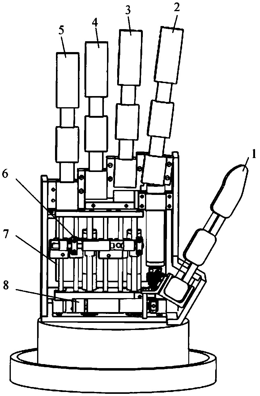 Force position feedback control system for flexible robot