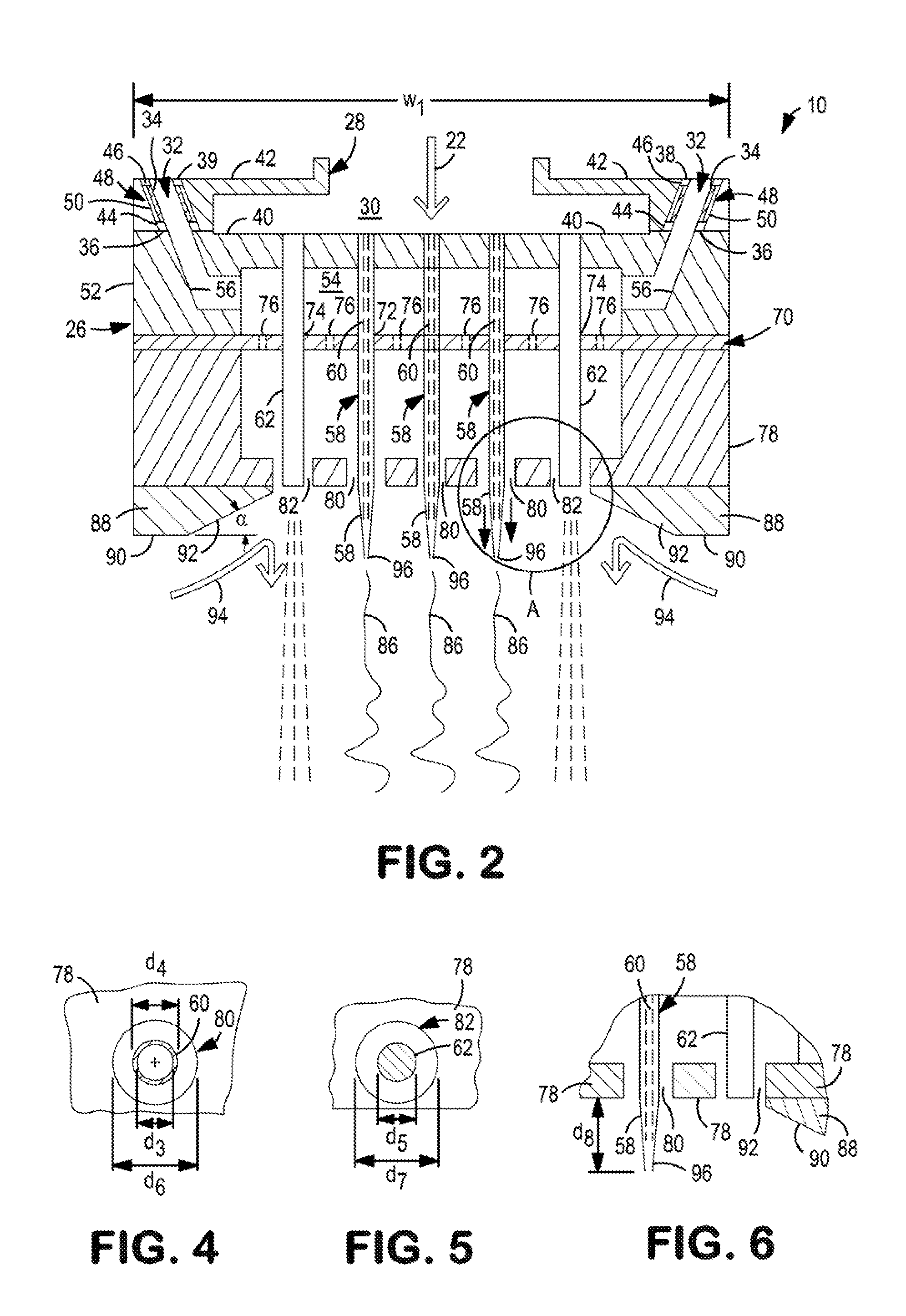 Apparatus for forming a non-woven web