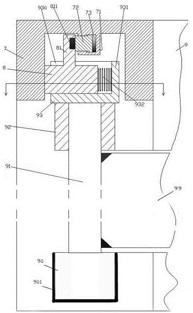 Power distribution cabinet device capable of safe operation