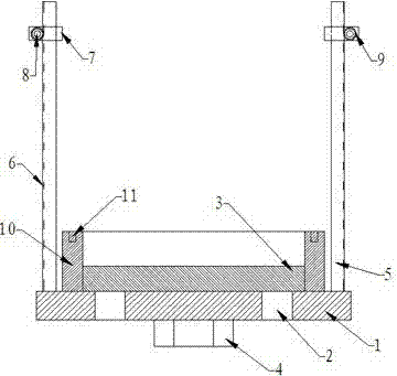 Processing and demoulding mechanism for automobile mould