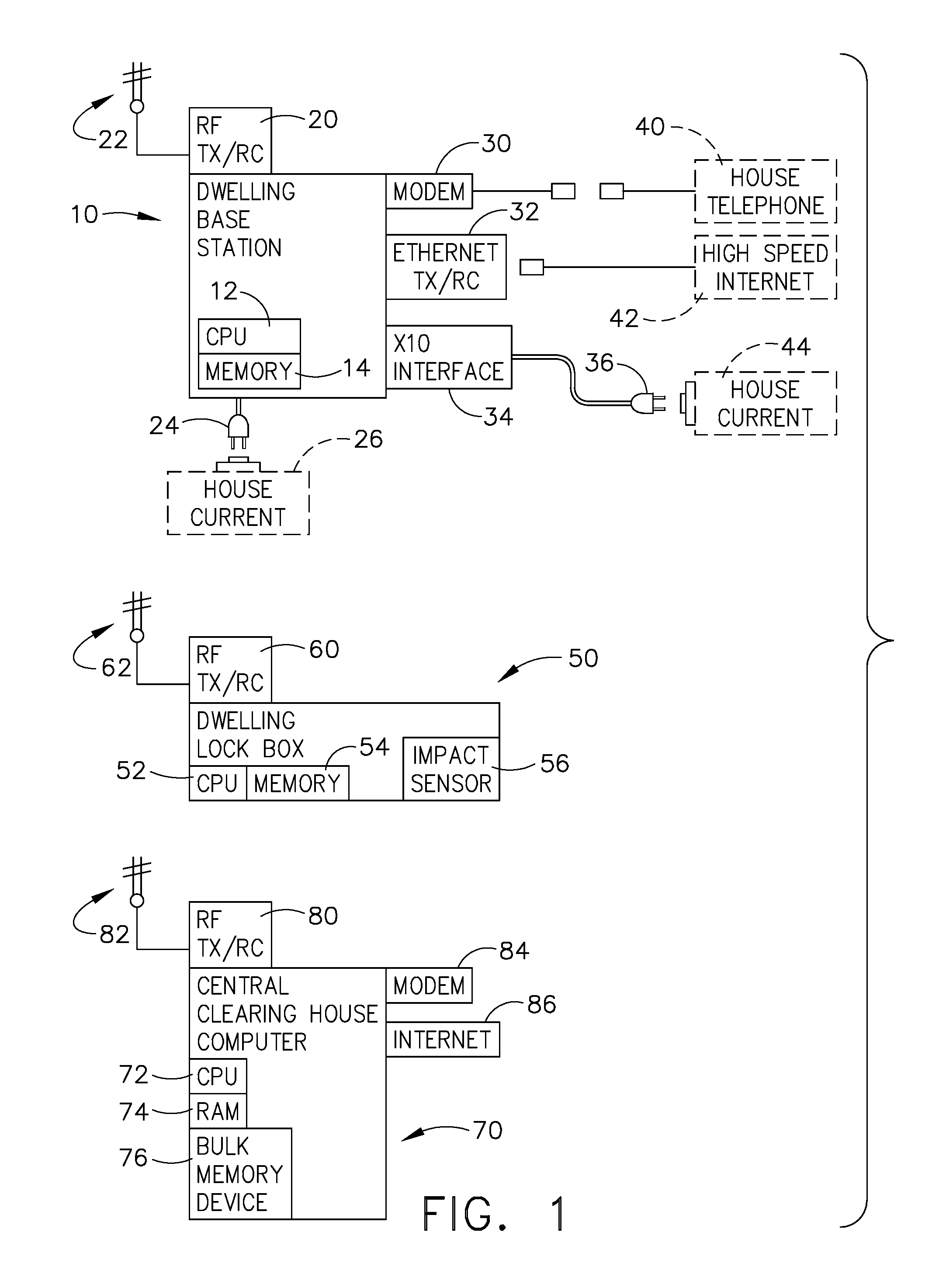 Electronic lock box with transponder based communications