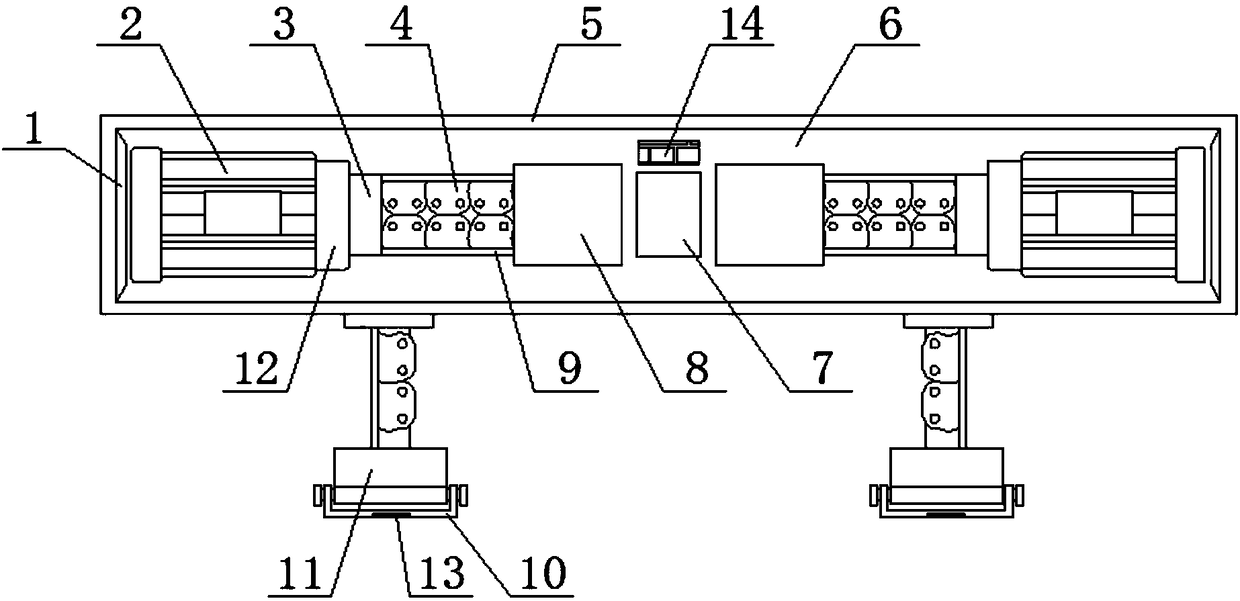 High-precision double-chain electric window opener capable of achieving intelligent protection