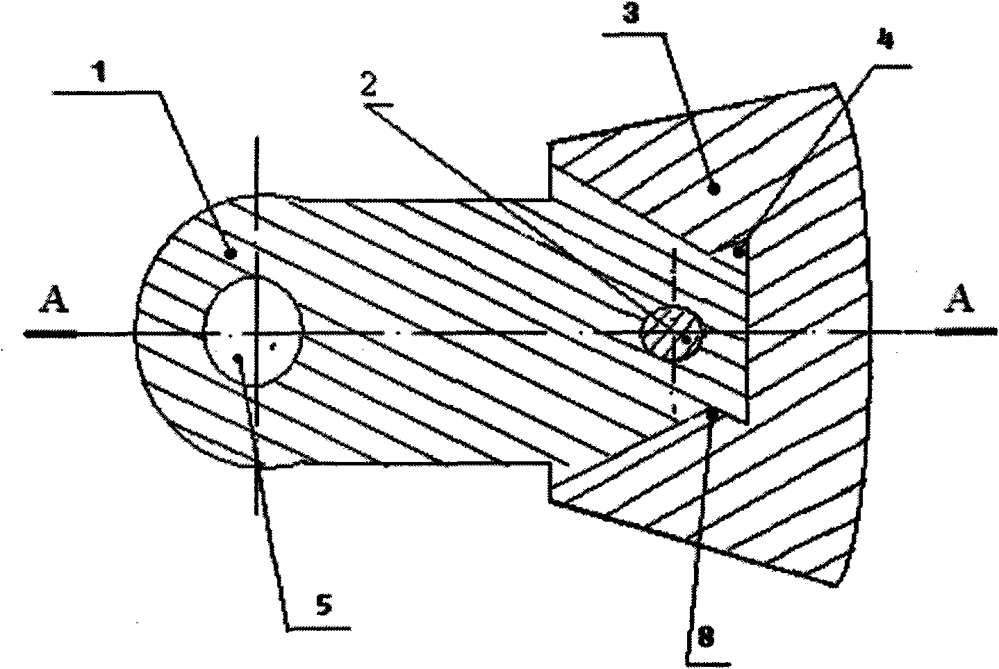 Combined type mechanically crushing machine hammer and manufacturing method thereof