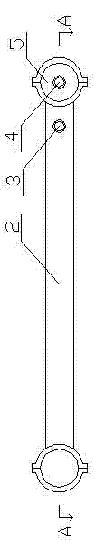 Header cold water pipe open communication heat absorption heat exchanger and manufacturing process thereof