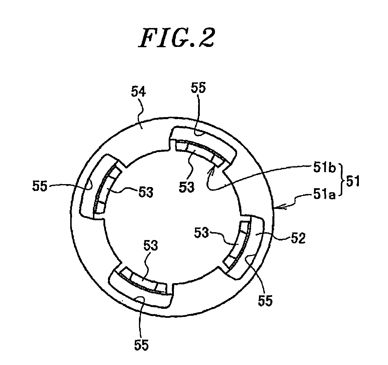 Claw pole type motor and pump