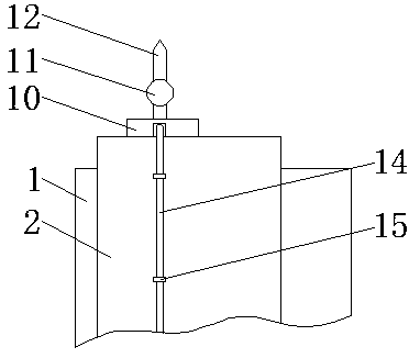 Flame-retardant lightning-preventing power distribution box